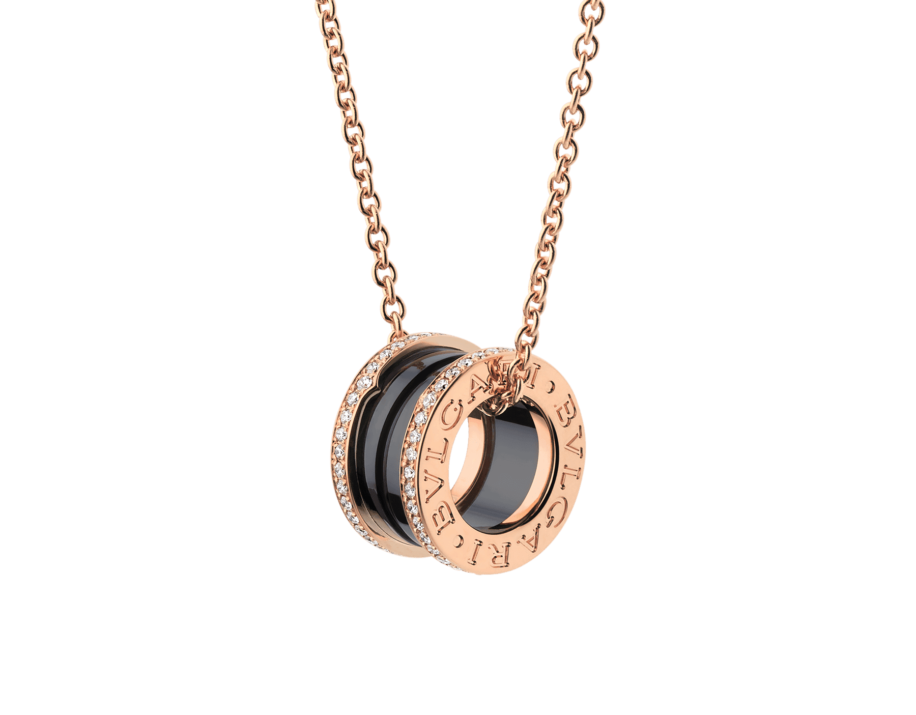 18K B.ZERO1 Edge Diamonds Necklace