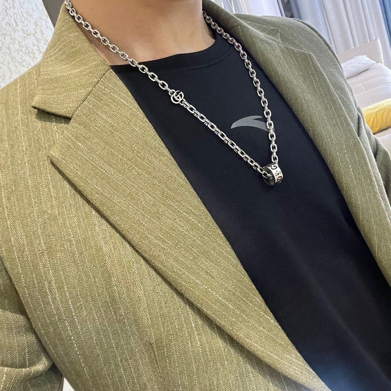 GG Circle Pendant Necklaces